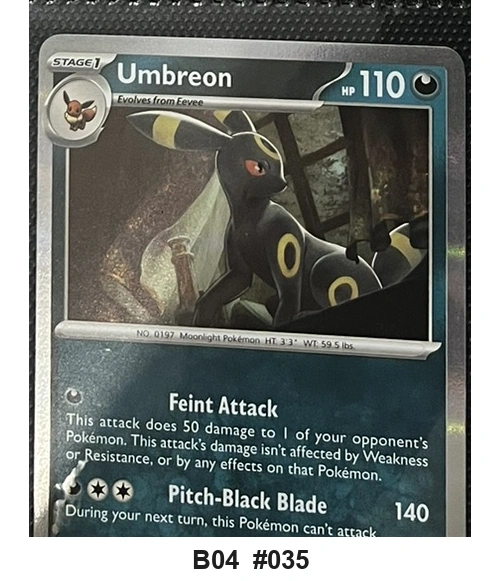 Pokemon TCG Holo Card Bundle x5 - Umbreon, Dusknoir, Bug Catching Set + 2 more - Pre-Owned - Cards