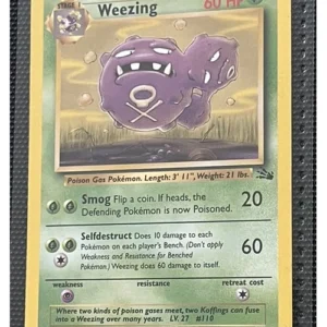 Weezing 45/62 Pokemon trading card - Fossil